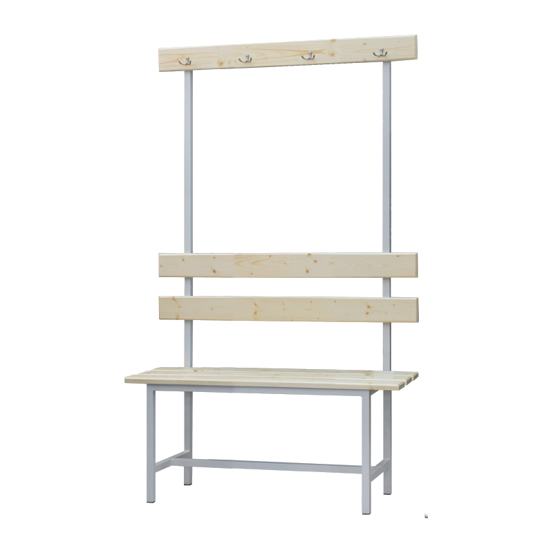 Лавка гардеробна УХЛ-МАШ (50515950-S00015) одностороння з вішалкою